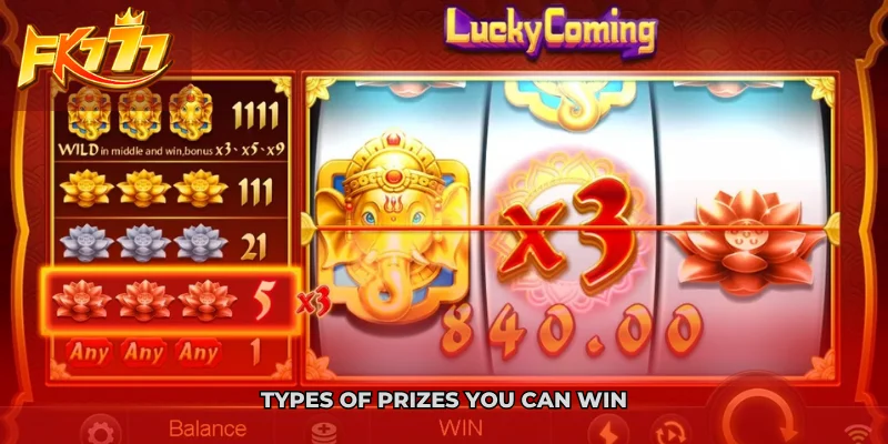 Types of Prizes You Can Win